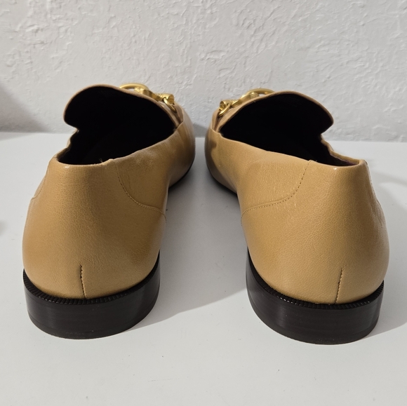 Tory Burch Jessa Loafer Ginger Shortbread Gold Dragon Slip On Flats Women's 10.5 - Picture 13 of 14